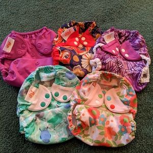 Girl Flip Cloth Diaper Shell Lot